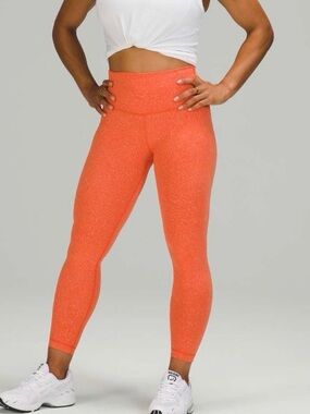 Lululemon Wunder Train High-Rise Tight 23"
Crunch Warm Coral